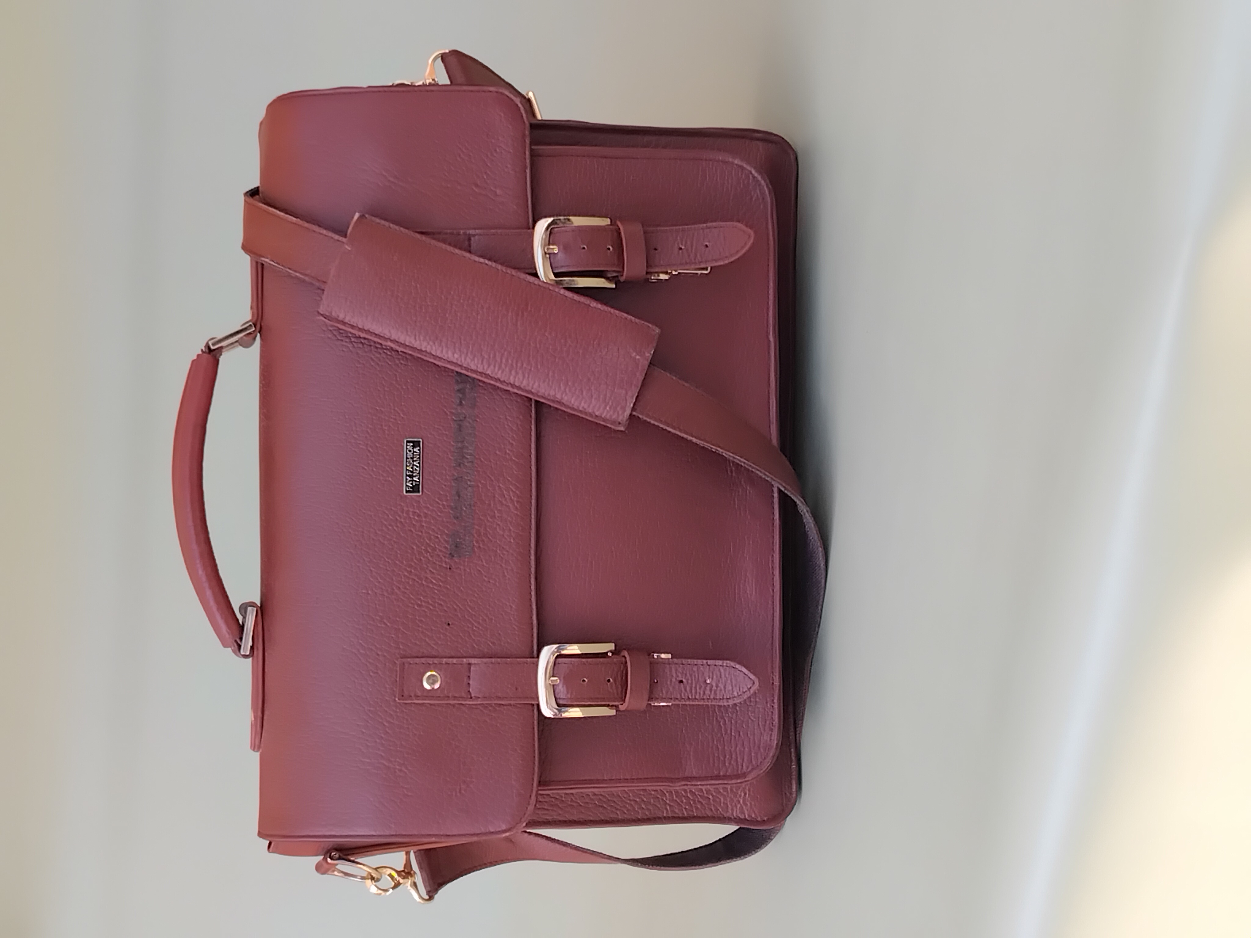 Leather Messenger Bag